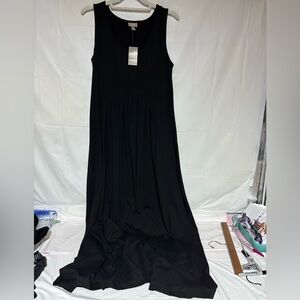 J.Jill Sleeveless Black knit Dress NWT sz small